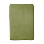 Tapis De Bain Couleur solide vert olive (Devant (Vertical))