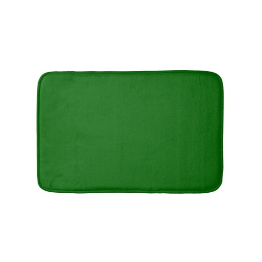 Tapis De Bain Couleur solide verte de Noël (Devant)