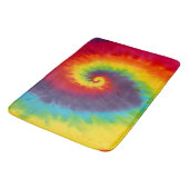 Tapis De Bain Couleur Super Cool Rainbow Swirl Tie (Angle)