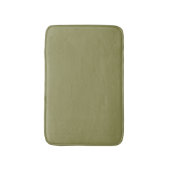 Tapis De Bain Couleur tendance - Mat de bain vert olive (Devant (Vertical))