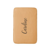 Tapis De Bain Couleur tendance Soft Orange Nom Bain Mat (Devant (Vertical))