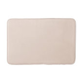 Tapis De Bain Couleur Uni Rose Champagne (Devant)