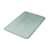 Tapis De Bain Couleur Vert Mousse Pâle Lumière Douce Solide (Angle)
