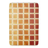 Tapis De Bain Couleurs d'automne élégantes et texture or  (devant Vertical)