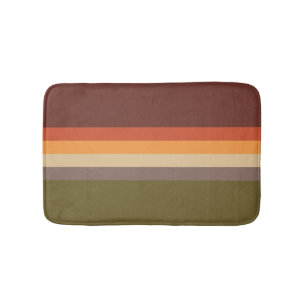 Tapis De Bain Couleurs d'automne - Rouge Orange Jaune Tan Vert B