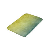 Tapis De Bain Couleurs de Grunge - Jaune & Bleu (Angle)