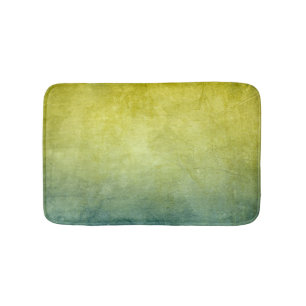 Tapis De Bain Couleurs de Grunge - Jaune & Bleu