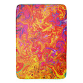 Tapis De Bain Couleurs de lave en gras Conception abstraite (devant Vertical)