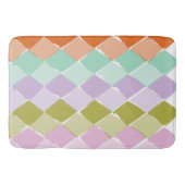 Tapis De Bain Couleurs d'été diamant motif (Devant)