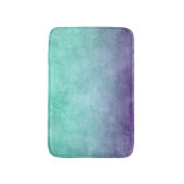 Tapis De Bain Couleurs Grunge - Turquoise & violet (Devant (Vertical))