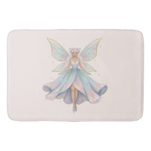 Tapis De Bain Couleurs pastel de l'ange magique fée