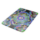 Tapis De Bain Couleurs psychédéliques Universe Mandala (Angle)