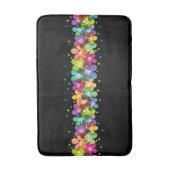 Tapis De Bain Couleurs tropicales Graphisme floral (Devant (Vertical))