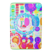 Tapis De Bain Couleurs vives Motif aléatoire (devant Vertical)