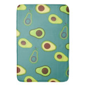 Tapis De Bain Coupe Avocado été Vert dégradé Motif (devant Vertical)