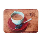 Tapis De Bain Coupe d'Espresso et Cloud de mot cuillère (Devant)