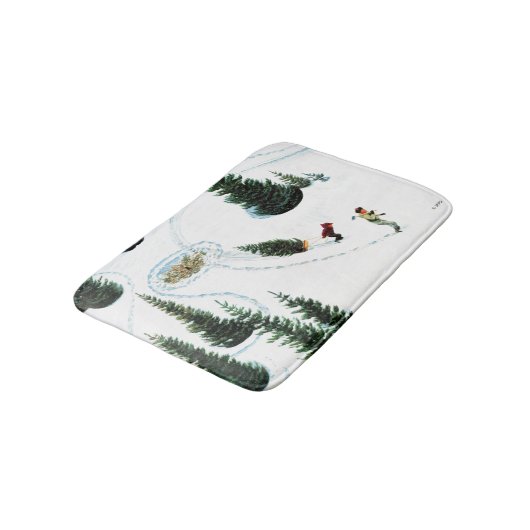 Tapis De Bain Couper l'arbre (Angle)