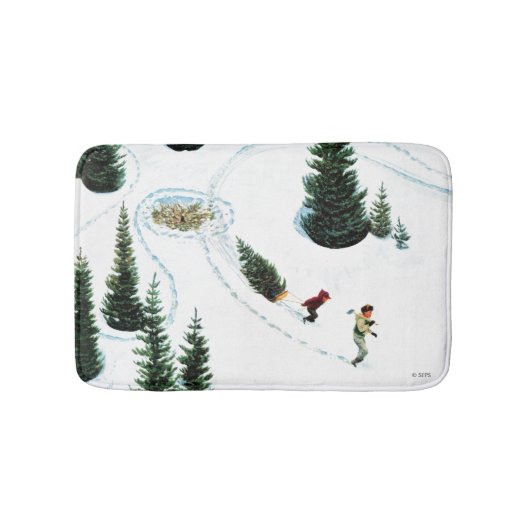 Tapis De Bain Couper l'arbre (Devant)