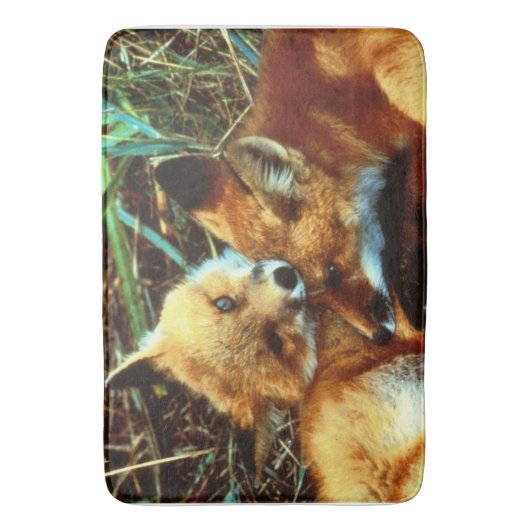 Tapis De Bain Couple Fox (devant Vertical)