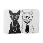 Tapis De Bain Couples de chat (Devant)