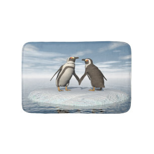 Tapis De Bain Couples de pingouins
