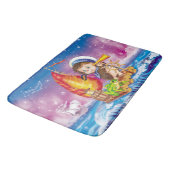 Tapis De Bain Courageux marin (Angle)