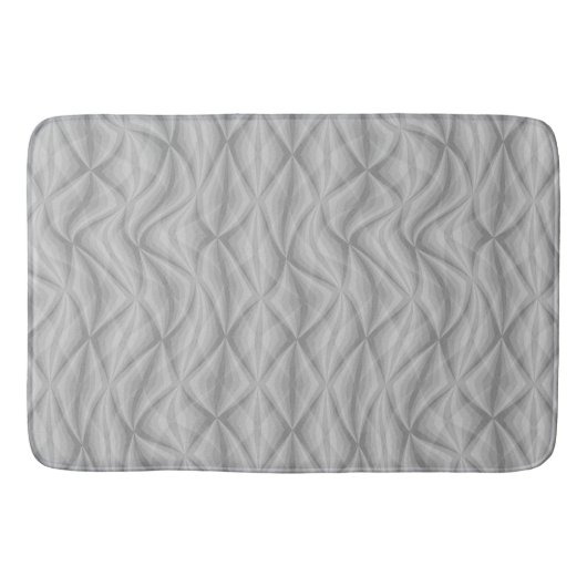 Tapis De Bain Courbes Echo - Mat de bain géométrique ondulé (Devant)