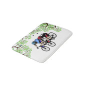 Tapis De Bain Coureur de vélo (Angle)