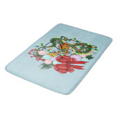 Tapis De Bain Couronne de Noël du dragon chinois (Angle)