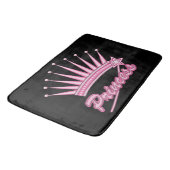 Tapis De Bain Couronne rose princesse (Angle)