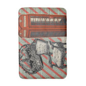 Tapis De Bain Couronne victorienne du jubilé de la cabine téléph (Devant (Vertical))