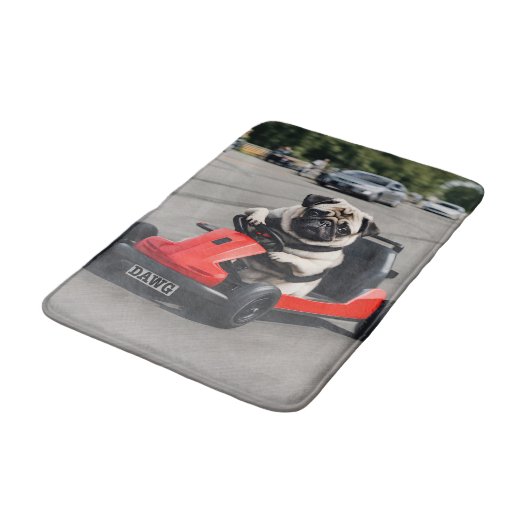 Tapis De Bain course de go-kart carlin (Angle)