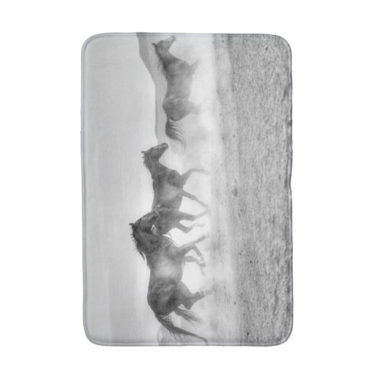 Tapis De Bain Course de mustang (Devant (Vertical))