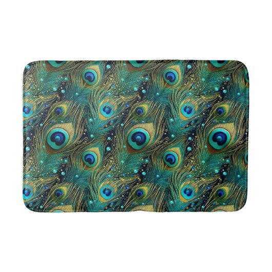 Tapis De Bain Coussin de jet Peacock Passion (Devant)