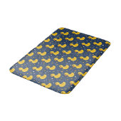 Tapis De Bain Couteaux Jaunes mignons (Angle)