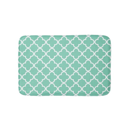 Tapis De Bain Coutume de motif de do-it-yourself Quatrefoil (Devant)