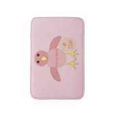 Tapis De Bain Coutume Rose Anniversaire Fille Chick Bain Mat (Devant (Vertical))