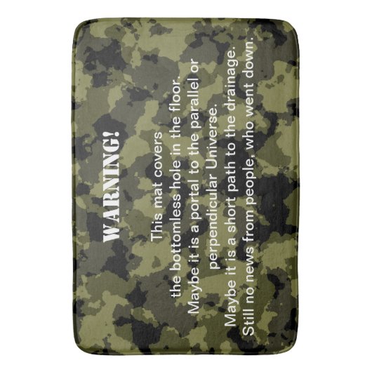 Tapis De Bain Couvercle sans fond (devant Vertical)