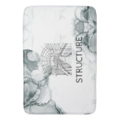 Tapis De Bain Couverture d'aquarelle teinte Leeds (devant Vertical)