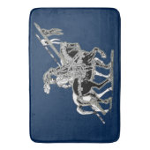 Tapis De Bain Couverture de bain de deux chevaliers à cheval (devant Vertical)