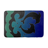Tapis De Bain Couverture de Bath de jeu de dauphin (Devant)