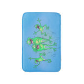 Tapis De Bain Couverture heureuse de salle de bains de (Devant (Vertical))