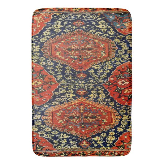 Tapis De Bain Couverture orientale dans le blue&orange (devant Vertical)