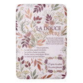 Tapis De Bain Couverture Sherpa La Douce Nature (devant Vertical)