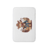 Tapis De Bain Cowboy (Devant (Vertical))