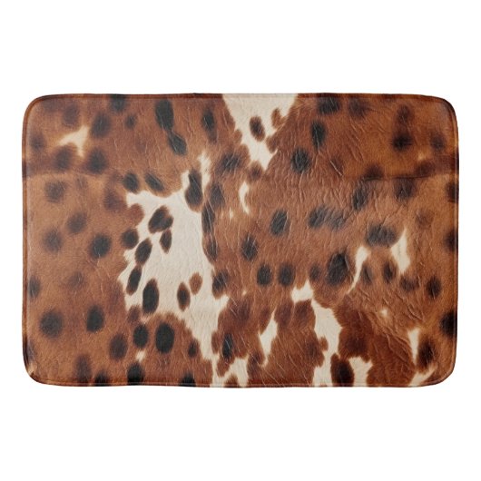 Tapis De Bain Cowboy noir Brown occidental (Devant)