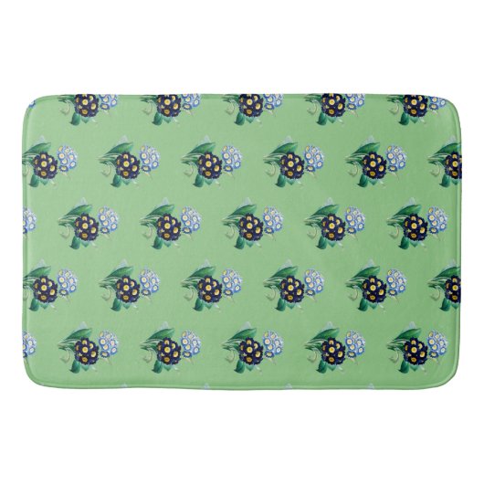 Tapis De Bain Cowslip Primrose Botanical (Devant)