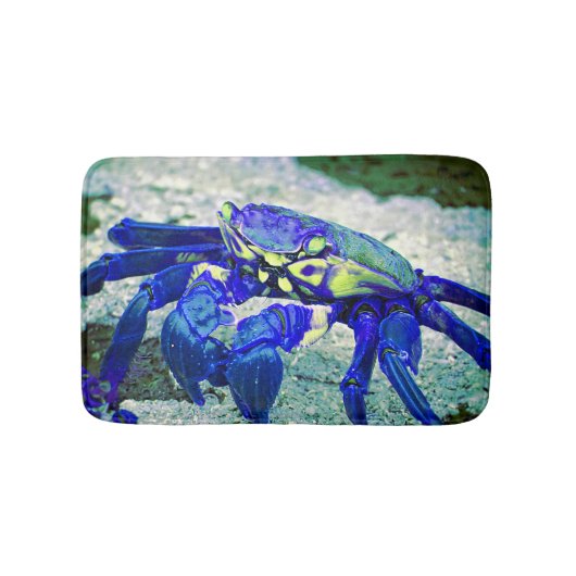 Tapis De Bain Crabe bleu rare (Devant)