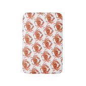 Tapis De Bain Crabe Crustacé motif (Devant (Vertical))