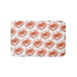 Tapis De Bain Crabe Crustacé motif
